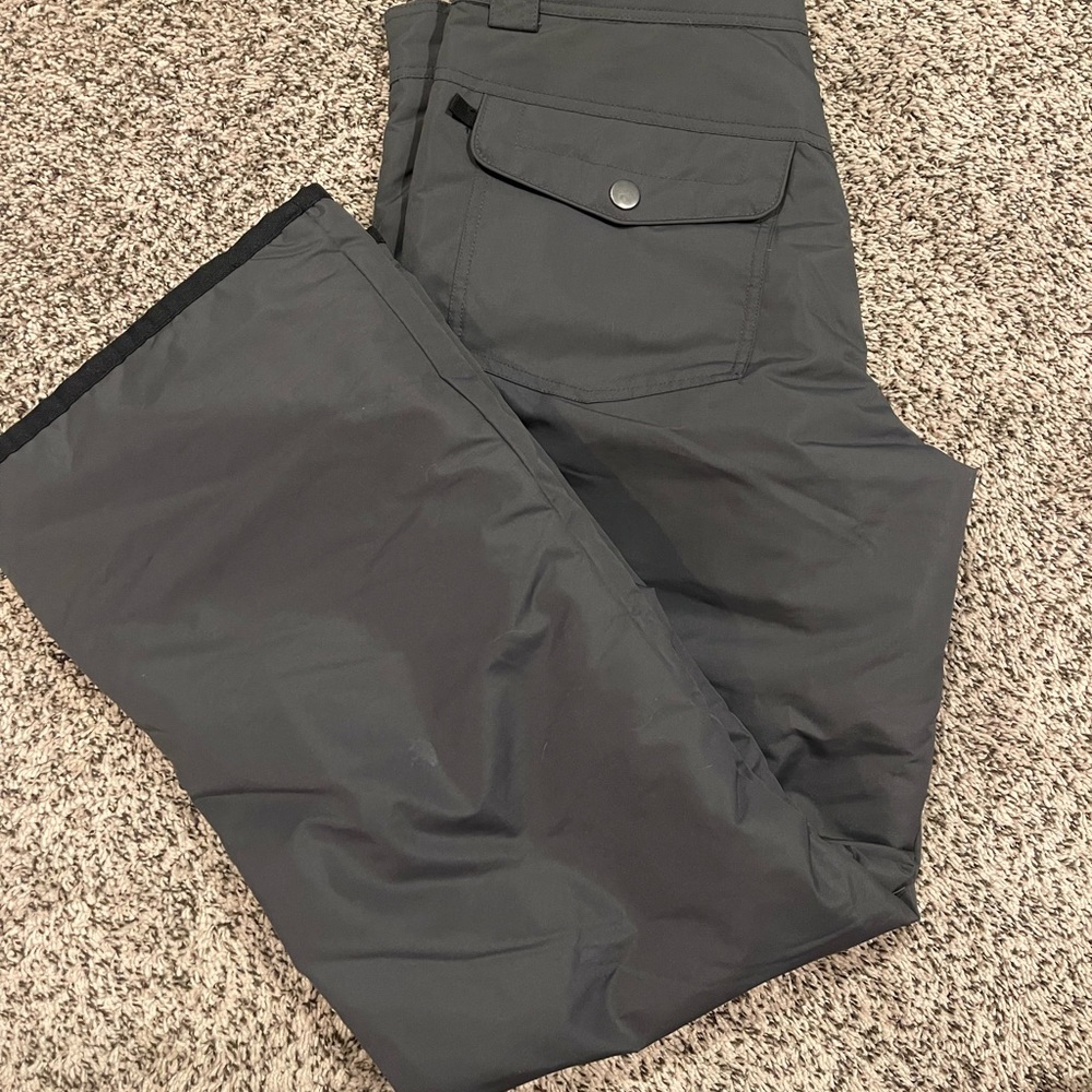 Snow pants. Bought at Dunhams.